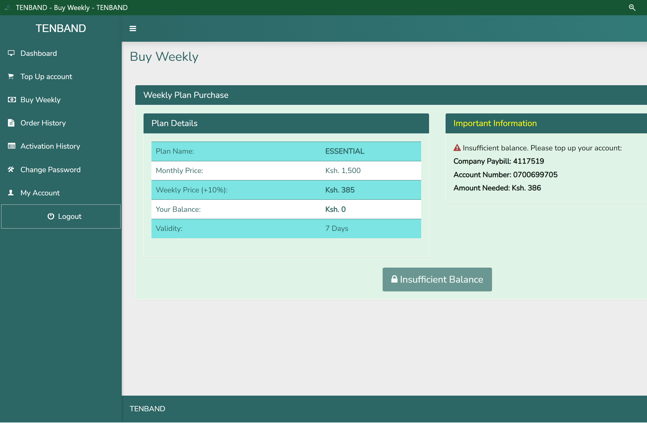 Introducing Weekly Internet Plans at Tenband: Stay Connected Without Monthly Pressure